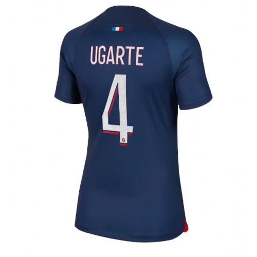 Dámy Fotbalový dres Paris Saint-Germain Manuel Ugarte #4 2023-24 Domácí Krátký Rukáv